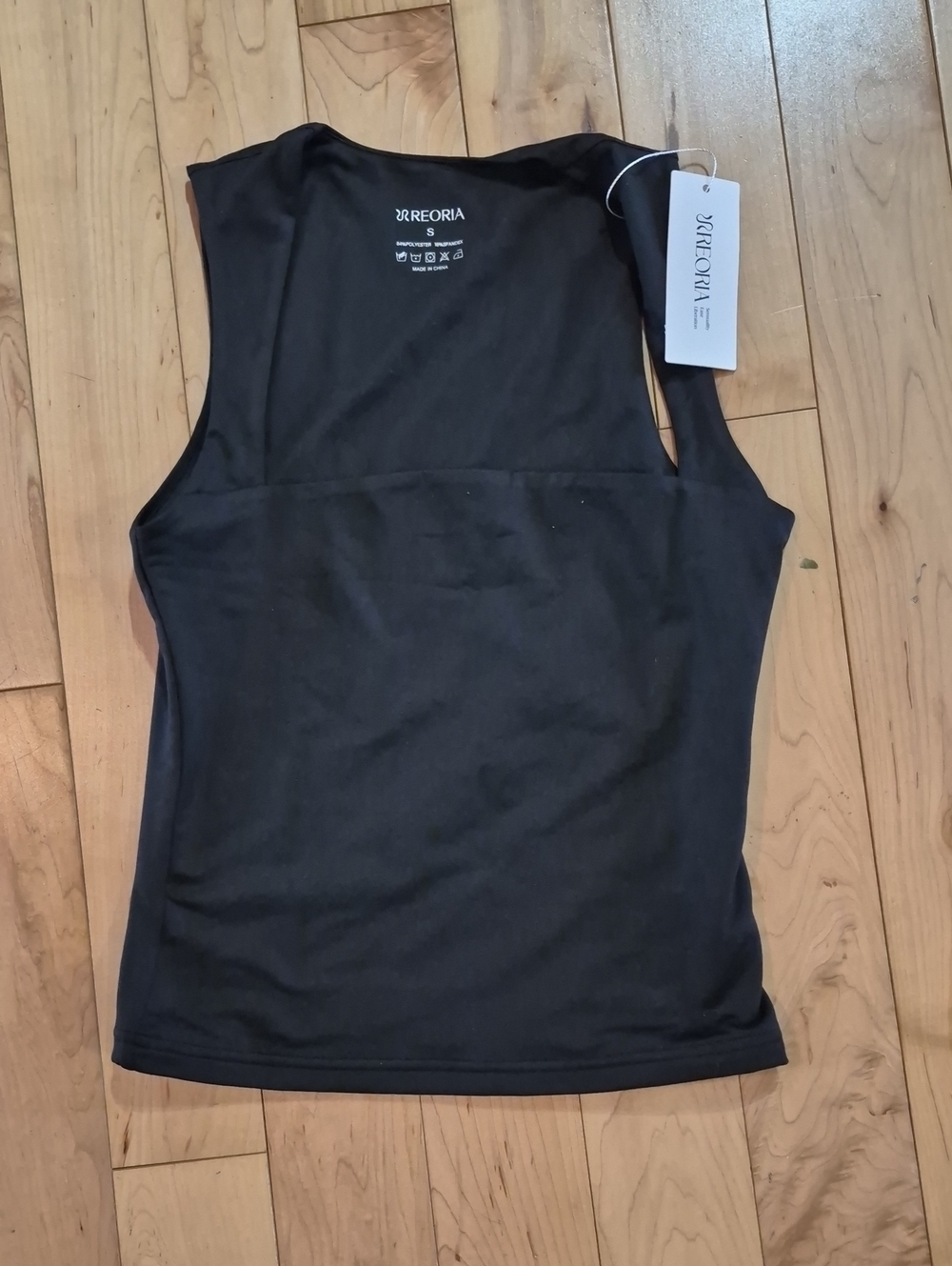 Brand New ReoRia Women's Size Small Black Tank